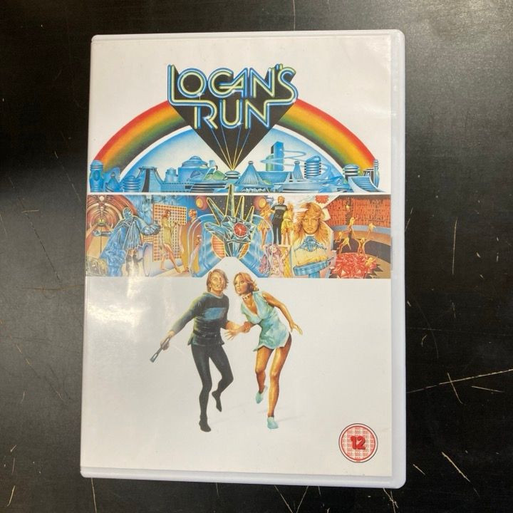 Logan's Run DVD (VG+/VG+) -toiminta/sci-fi- (ei suomenkielistä tekstitystä)